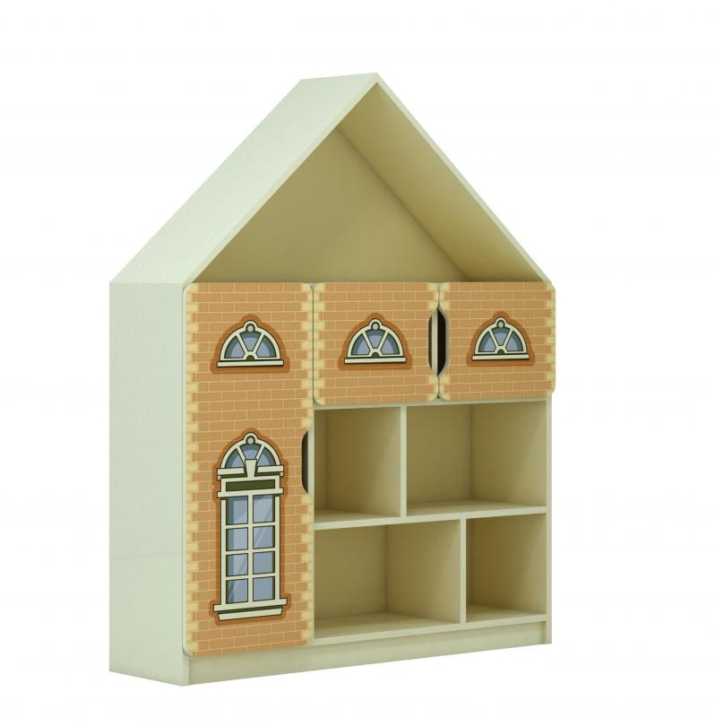 Шафа для зберігання засобів навчання "Старе місто", з фотодруком , АНШАР ГРУП (5604), 1000х320х1405 мм